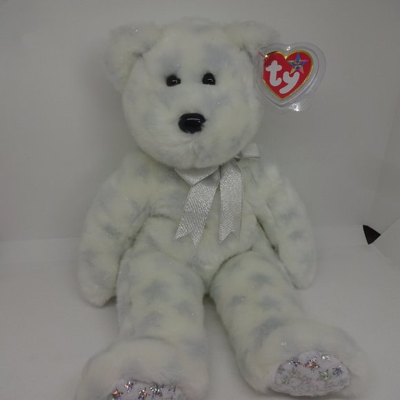 Vintage TY "THE BEGINNING BEAR" Retired 2000 (NWT) - Picture 1 of 6